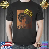 Black History Month Black Girl Queen Afro African American T- Unisex
