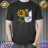 Blessed To Be Called Grandma Funny Elephant Sunflower T-Shirt