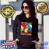 Boxing so you lift that's cute vintage shirt