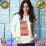 Brady Gronk Evans Godwin Brown Shirt