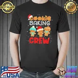 cookie Baking Crew Christmas 2022 Pajama Family Tee Shirt