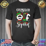 Counselor Elf Squad Family Matching Group Christmas T-Shirt