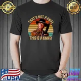 Crocodile Dundee That's Not A Knife vintage T-Shirt Unisex