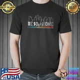 CROP ME! Be Someone Houston Retro Sunset Skyline Bicycle T-Shirt