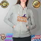 CVICU Squad Witch Hat RN CVICU Nurse Crew Halloween Matching T- Full Zip Hooded