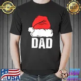 Dad Santa Christmas Family Matching Pajamas Papa Father T-Shirt