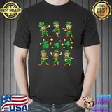 Dancing Dabbing Leprechauns St Patrick's Day Funny T-Shirt
