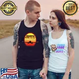 DC-3 Dakota Born To Fly Retro Sunset T-Shirt Tank Top