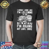 Dirt Bike Art For Men Women Dirtbike Motorcycle Riding T-Shirt