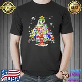 Dragon ball characters make christmas tree shirt