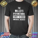 Family Surname Miller Funny Reunion Last Name Tag Premium T-Shirt
