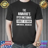 Family Surname Navarro Funny Reunion Last Name Tag Premium T-Shirt