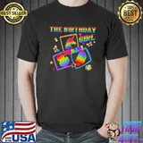 Fidget Toy Pop It Game The Birthday Girl Pop It Family T Shirt