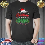 First Christmas as a Grandma New Grandmother 1st Christmas T-Shirt