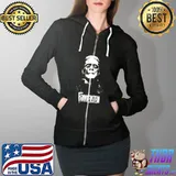 Frankenstein Monster Classic Horror Flick T- Full Zip Hooded