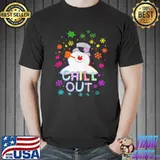 Frosty the snowman chill out portrait shirt