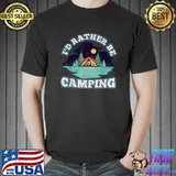Fun camping cool hobby outdoor summer activity tent camper T-Shirt