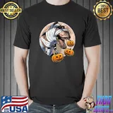 Funny Boo Trex TShirt Funny Halloween Day Scary Tees Women Pumpkin T Shirt