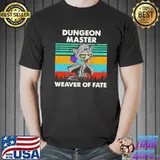 Funny Cat Dungeon Master Weaver of Fate Vintage Shirt Unisex