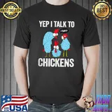 Funny Chicken For Men Women Crazy Chicken Farmer Lovers T-shirt