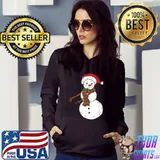 Funny cute Christmas snowman T-Shirt