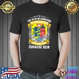 Funny Egal wo ich mich herumtreibe Flensburg wird immer mein zuhause sein shirt