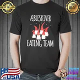 Funny Gnomes Ableskiver Eating Team Christmas Shirt