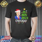Funny Is This Jolly Enough Lets Go Branson Brandon Christmas T-Shirt