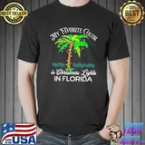 Funny My Favorite Color is Christmas Lights, Xmas, Christmas 2022 TShirt