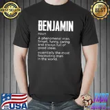 Funny My Name Is Benjamin Funny Name Tag Premium T-Shirt