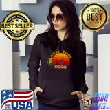 Funny Retro Reel Cool Boss Fish Fishing Love T Shirt