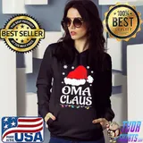 Funny Santa Oma Claus Christmas Matching Family T-Shirt