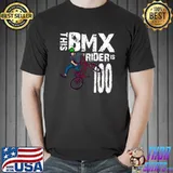 Funny This BMX Rider Is 100 Year Old Matching Birthday Bike Loves T-shirt