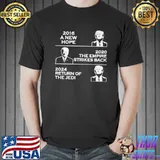 Funny Trump 2016 a new hope Joe Biden 2020 the empire strikes back 2024 return of the jedI Unisex