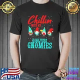 Gnomies Christmas Chillin With My Dialysis Gnomies Pajamas Shirt