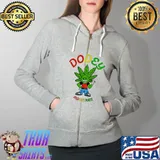 Great Dodey Industries Merch Weed Shirt Full Zip Hooded