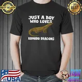 Great Komodo Dragon For Boys Design Animal Lover Wildlife T-Shirt