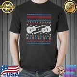 Guitar Ugly Chirstmas Pajama Costume Guitarist T-shirt