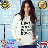 Gym Gifts Lift Heavy Pet Dogs Gym T-Shirt for Weightlifters T-Shirt