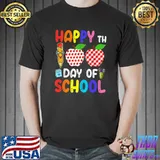 Happy 100th Day Of School 100 Days Teachers Kids Child Premium T-Shirt