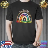 Hello Kindergarten Tie Dye Boho Rainbow Back To School T-Shirt Unisex