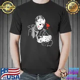 Horror Halloween Love Story Funny Scary Valentines T-shirt