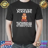 I Wanted To Go Jogging But Proverbs 281 Funny Sloth T-Shirt