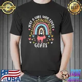 I'm Just A Girl Who Loves Goats Heart Funny Goat Lover T-Shirt