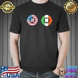 irish Firefighter USA American Flag St Patricks Day Shirt Unisex
