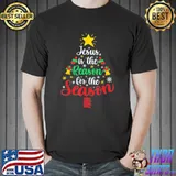 Jesus Xmas Is The Reason For The Season Christian Christmas T-Shirt