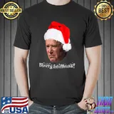 Joe Biden 2021 Christmas Satire Pro Trump Santa Design T-Shirt