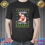 Joe Biden Santa Merry Sniffmas Meme Ugly Christmas T-Shirt