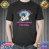 Just A Girl Who Loves Anime & Sketching Kawaii Anime T-Shirt Unisex