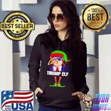 King Elf Trump Elf Drinking Christmas shirt